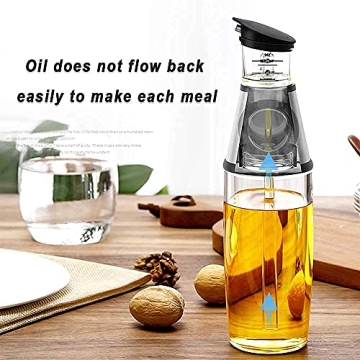 Elegant Glass Oil Dispenser with Measurable Precision