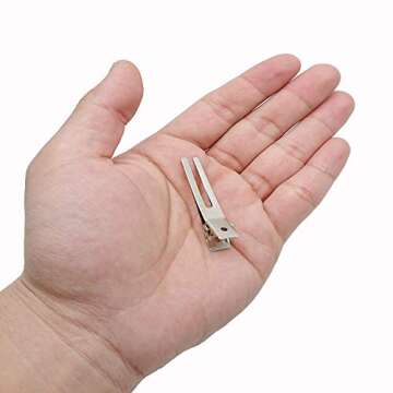 30 Pcs Hairdressing Double Prong Curl Clips 1.8" Setting Section Clips for Hair Bows, Styling Clips ...