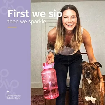 Venture Pal 1 Gallon Motivational Water Bottle for Fitness