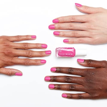 Essie Expressie Quick-Dry Nail Polish Hot Pink Trick Clique