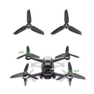 8 Pcs Propellers Replacement for DJI FPV Drone Accessories Low Noise Blades Props