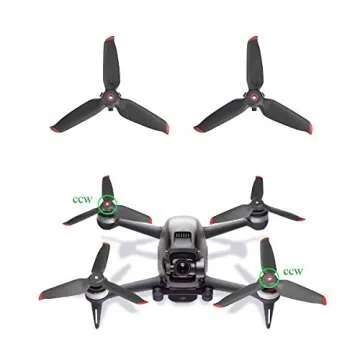 8 Pcs Propellers Replacement for DJI FPV Drone Accessories Low Noise Blades Props