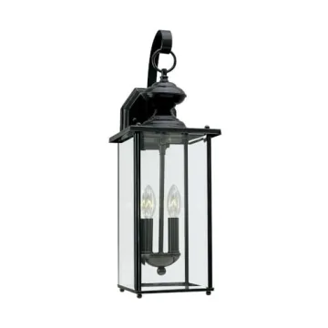 Generation Lighting Jamestowne Two-Light Outdoor Wall Lantern - Stylish Black Finish