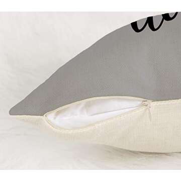 4TH Emotion Halloween Pumpkin Throw Pillow Cover Cushion Case for Sofa Couch 18" x 18" Inch(Trick or Treat)