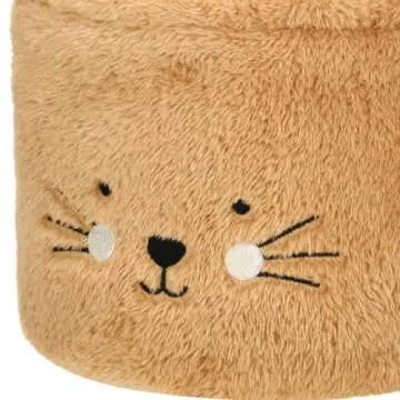 ONGLYP Easter Bunny Basket Cute Plush Tote for Kids