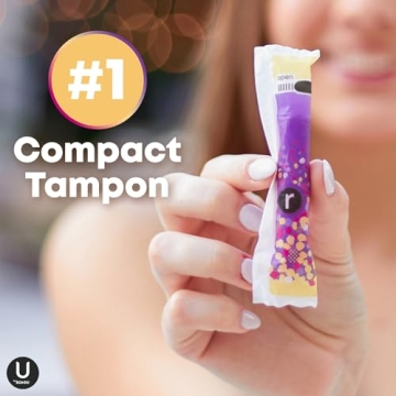 U by Kotex Click Compact Tampons for Superior Leak-Free Comfort