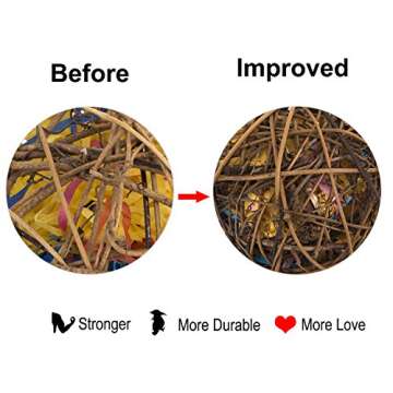 PAMAGOO Parrot Bird Chewing Toy for Engaging Playtime