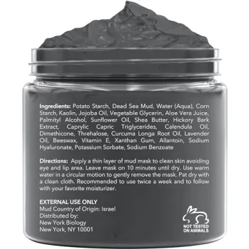 Dead Sea Mud Mask for a Revitalized Complexion and Clear Skin