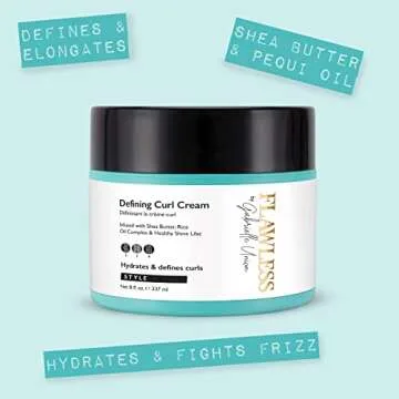 Flawless Curl Defining Cream - 8 OZ for Curly Hair