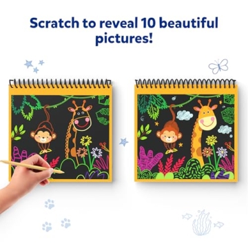 Magical Scratch Art Book for Kids - Fun Craft Activity