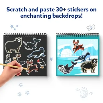 Magical Scratch Art Book for Kids - Fun Craft Activity