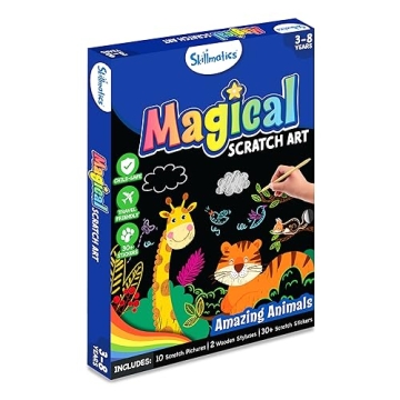 Magical Scratch Art Book for Kids - Fun Craft Activity