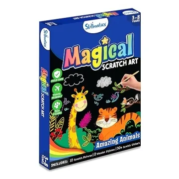 Magical Scratch Art Book for Kids - Fun Craft Activity