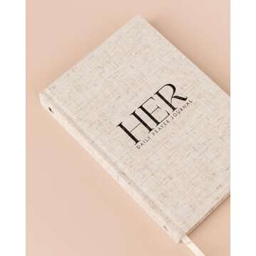 Daily Prayer Journal for Woman - 06 Months, Bible Journal with Weekly Scripture - Bible Verse Mappin...