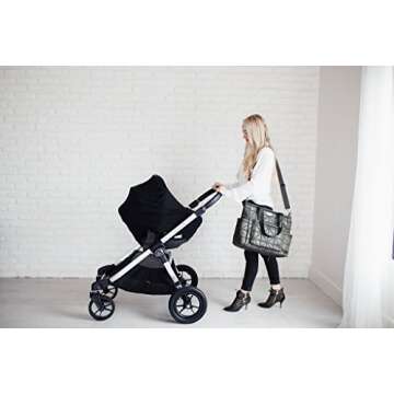 Copper Pearl Multi-Use Cover: Car Seat Covers, Nursing Cover, and Stroller Cover for Sun - Stretchy Fabric, All-Season Use, Stylish Designs, Easy Access for Moms - Midnight