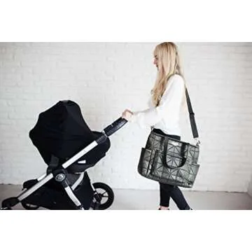 Copper Pearl Multi-Use Cover: Car Seat Covers, Nursing Cover, and Stroller Cover for Sun - Stretchy Fabric, All-Season Use, Stylish Designs, Easy Access for Moms - Midnight