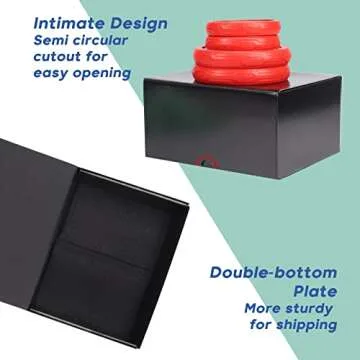 Rempry Black Shipping Boxes for Gifts & Packaging 20 Pack