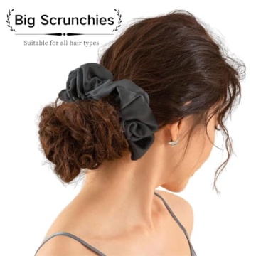 Large Satin Scrunchies for All Hair Types and Styles