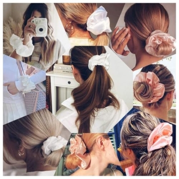 Large Satin Scrunchies for All Hair Types and Styles