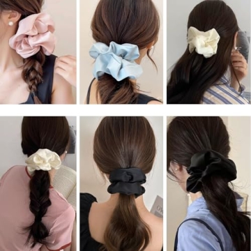 Large Satin Scrunchies for All Hair Types and Styles
