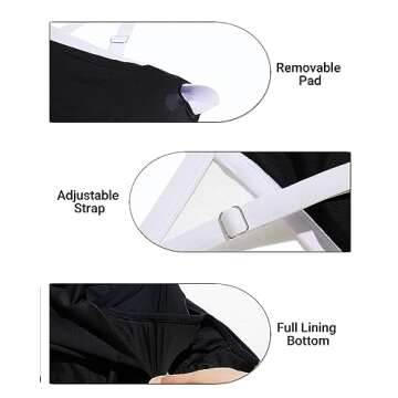 Stylish Holipick Black White Color Block Swimsuit for Women