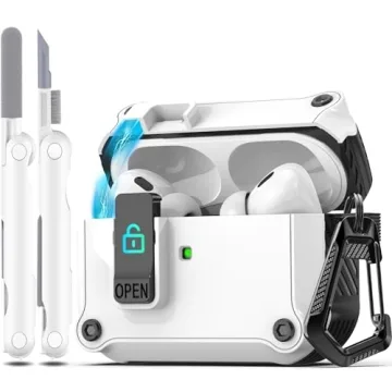 R-Fun Charging Case for AirPods Pro 2nd Gen 2023, Full Protection & Cleaner Kit