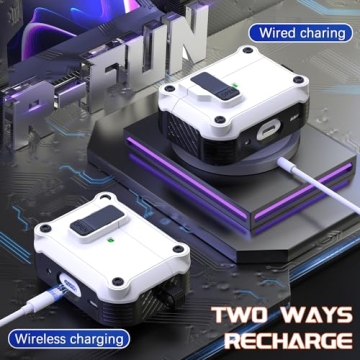 R-Fun AirPods Pro 2nd Gen Charging Case with Cleaner