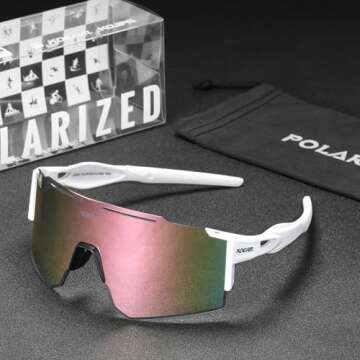 ZEMFAY Polarized Sports Sunglasses for Outdoor Fun