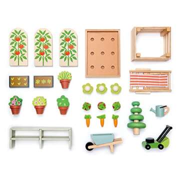 Tender Leaf Toys Greenhouse Garden Set for Creative Kids