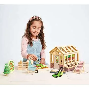 Tender Leaf Toys Greenhouse Garden Set for Creative Kids