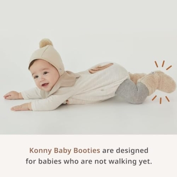 Konny Cozy Baby Booties & Bonnet for Winter Warmth