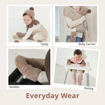 Konny Cozy Baby Booties & Bonnet for Winter Warmth