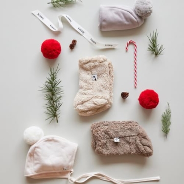 Konny Cozy Baby Booties & Bonnet for Winter Warmth