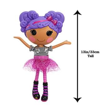 Lalaloopsy Doll- Storm E. Sky and Cool Cat, 13" Rocker Musician Doll with Purple Hair, Pink/Black Outfit & Accessories, Reusable House Playset- Gifts for Kids, Toys for Girls Ages 3 4 5+ to 103 Years