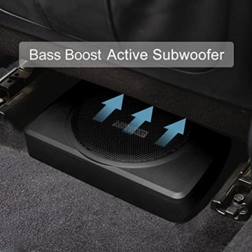 DR DOUBLE ROCK CB08 8 Inch Slim Under Seat Car Subwoofer