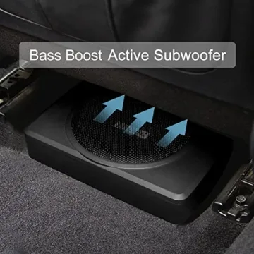 DR DOUBLE ROCK CB08 8 Inch Slim Under Seat Car Subwoofer