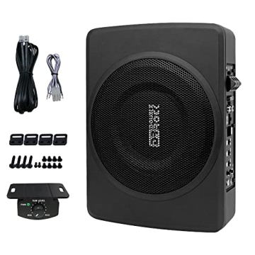 DR DOUBLE ROCK CB08 8 Inch Slim Under Seat Car Subwoofer
