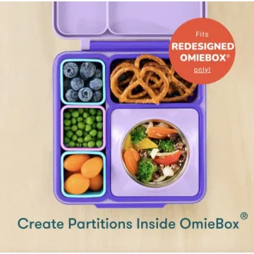 OmieLeakproof Dips Containers for Kids - Fun & Practical