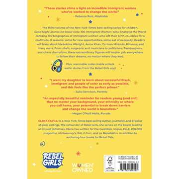 Good Night Stories for Rebel Girls: 100 Immigrant Women Who Changed the World