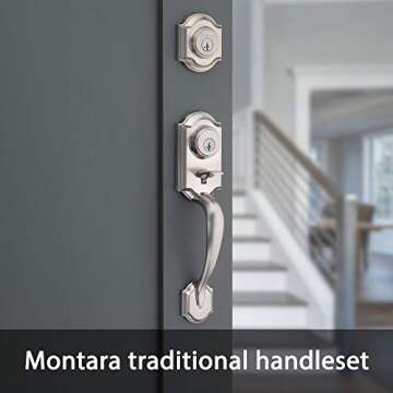 Kwikset Montara Front Door Lock with SmartKey Security