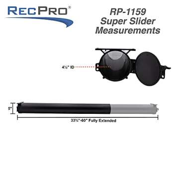 RecPro RV Extendable Waste Hose Carrier Super Slider Storage Tube