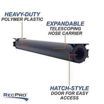 RecPro RV Extendable Waste Hose Carrier Super Slider Storage Tube