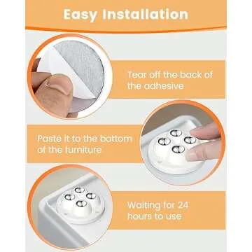 Self Adhesive Caster Wheels, Appliance Rollers for Kitchen Appliances, 360° Swivel Mini Universal Wheel Roller Casters for Storage Box, Small Furniture (White, with 3 Types, 12 PCS)
