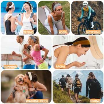 Trendy Non-Slip Headbands Set for Women - 7PCS