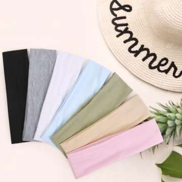 Trendy Non-Slip Headbands Set for Women - 7PCS
