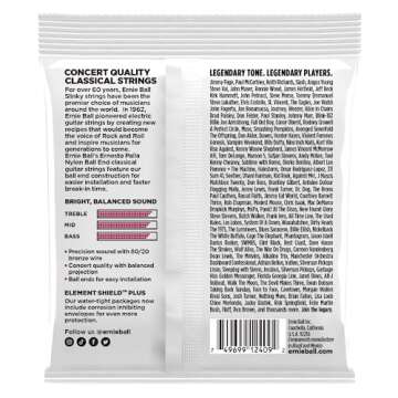 Ernie Ball 2409 Ernesto Palla Nylon Black and Gold Classical Ball End Set , Black & Gold Ball End (2...