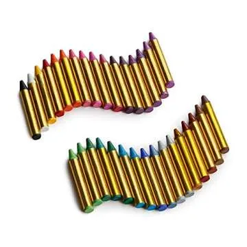 Vibrant Dress Up America Face Paint Crayons – Non-Toxic 32 Set