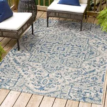 JONATHAN Y Estrella Outdoor Rug for Stylish Patios