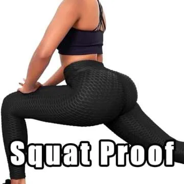 JGS1996 Butt Lifting Workout Leggings - High Waist Tummy Control