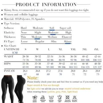 JGS1996 Butt Lifting Workout Leggings - High Waist Tummy Control